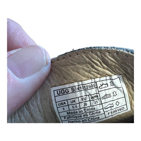 Ugg Leather Slip On Loafers - Picture 7 of 7